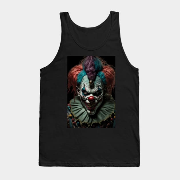 The Killer Clown's Last Stand Tank Top by PixelProphets